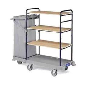 Vozík pro pokojskou, 127x53 cm, 128 cm