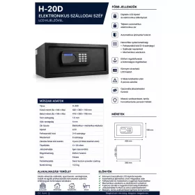 HOBBB Lyng trezor, černý