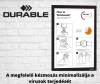 DURAFRAME MAGNETICKÝ INFO RÁMEČEK SE SAMOLEPICÍ ZADNÍ STRANOU, A5, STŘÍBRNÝ