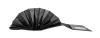 ABSOLUT LEATHER ČERNÉ KOŽENÉ ČÍŠNICKÉ POUZDRO, 18 CM, 7404