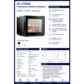 HOBBB Fjerritslev minibarová chladnička, 20 l
