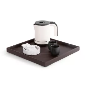   Fuji uvítací podnos, čtverec – přírodní, klasický, černý