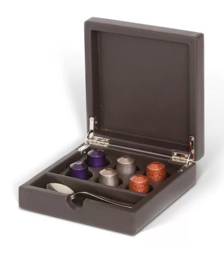 Yasur box na koření s víkem – natur, klasický, černá