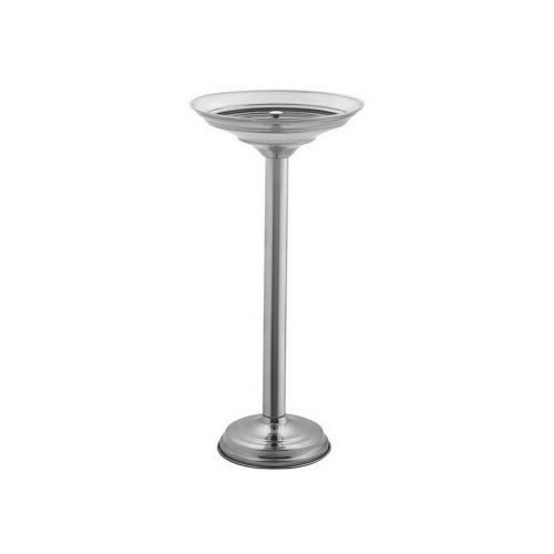 Nerezový popelník, stojací, 65cm, lesklý