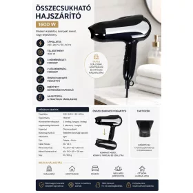 HOBBB Skibby vysoušeč vlasů, 1600 W