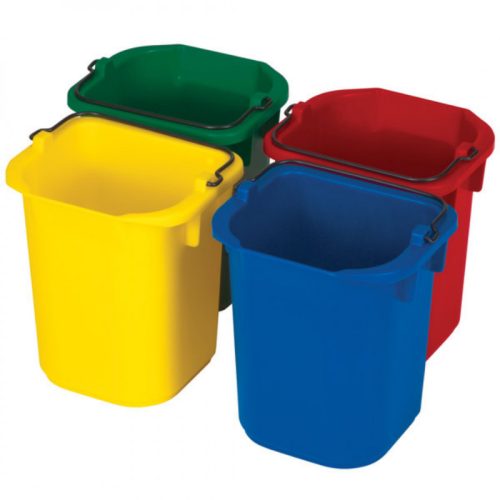 Sada barevných kbelíků Rubbermaid
