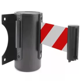   Nástěnné pouzdro kovové, s červeno-bílým pásem, 5m, 5m (FTFPF)
