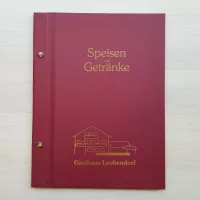 Šroubované držáky jídelních lístků 