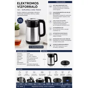 HOBBB Birkerød rychlovarná konvice, 1,0 l