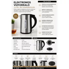 HOBBB Skive rychlovarná konvice, 1,0 l