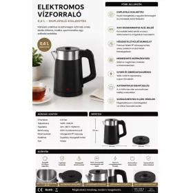 HOBBB Haderslev rychlovarná konvice, 0,6 l