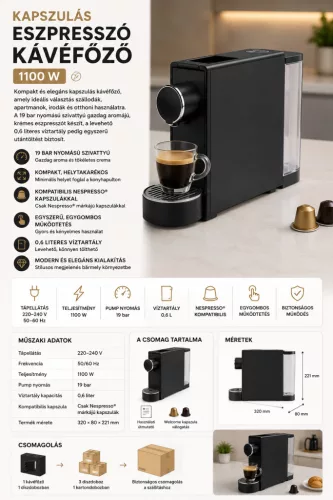 Nespresso kompatibilní kávovar