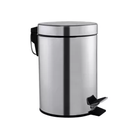 Medile 3litrový odpadkový koš - chromový