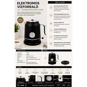HOBBB Kalundborg rychlovarná konvice, 1,0 l