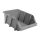 Plastový úložný box šedý 456x276x187 mm