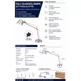 HOBBB Tåge stolní lampa