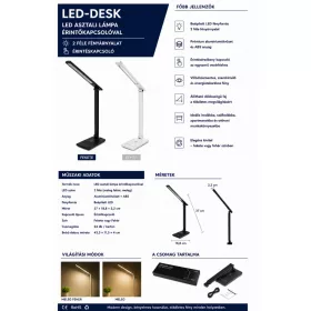 HOBBB Dis stolní lampa, černá