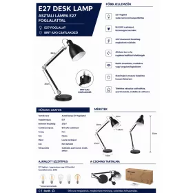 HOBBB Rim stolní lampa
