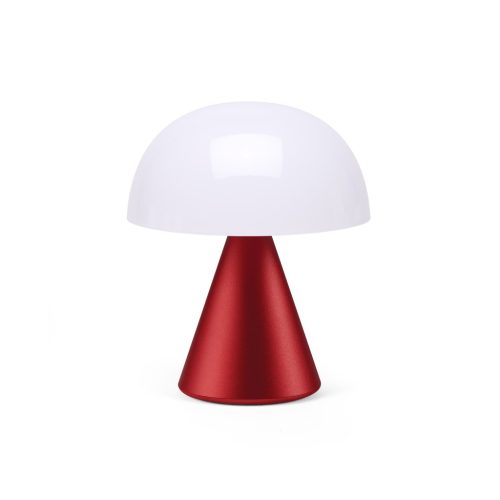 Lexon Mina M Medium přenosná LED lampa - tmavě červená