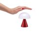 Lexon Mina M Medium přenosná LED lampa - tmavě červená