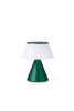 Přenosná LED lampa Lexon Luma M se synchronizací barev - tmavě zelená