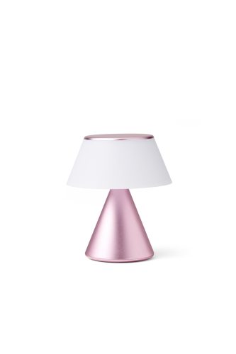 Přenosná led lampa Lexon Luma M se synchronizací barev - světle růžová
