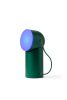 Přenosná led lampa Lexon Orbe s pohyblivou hlavou - tmavě zelená