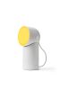 Přenosná led lampa Lexon Orbe s pohyblivou hlavou - zářivě bílá