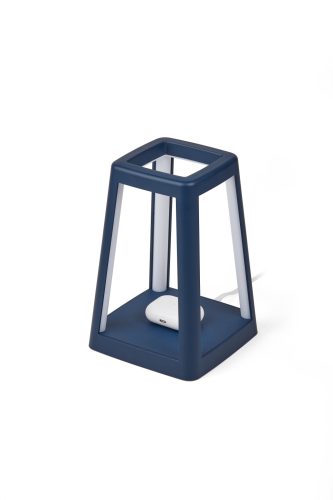 Lampa Lexon Lantern - tmavě modrá