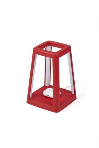 Lampa Lexon Lantern - tmavě červená