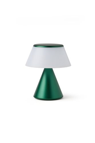Lexon Luma S Mini nepřetržitě synchronizovatelná LED lampa - tmavě zelená