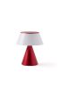 Lexon Luma L plynule synchronizovatelná LED lampa - tmavě červená