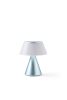 Lexon Luma L plynule synchronizovatelná LED lampa - světle modrá