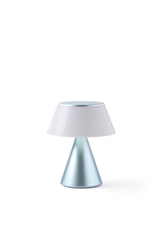 Lexon Luma L plynule synchronizovatelná LED lampa - světle modrá