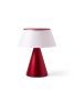 Lexon Luma XL plynule synchronizovatelná LED lampa - tmavě červená