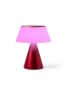Lexon Luma XL plynule synchronizovatelná LED lampa - tmavě červená