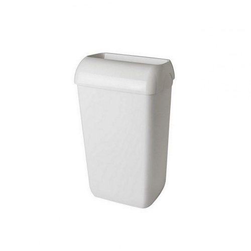 Mar Plast nástěnný odpadkový koš A74401 s víkem 23L bílý