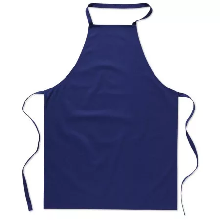 Bavlněná kuchyňská zástěra, tmavě modrá – cena zahrnuje i potisk logem