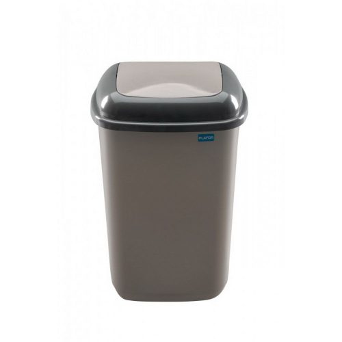 Popelnice Plafor Quatro s pružinovým výklopným víkem 12L Mocca