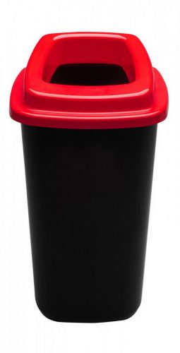 Plafor Sort selektivní sběrač odpadu, popelnice 45L černo/červená