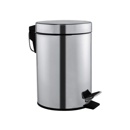 Kulatý pedálový koš Mediclinics 20L - satén