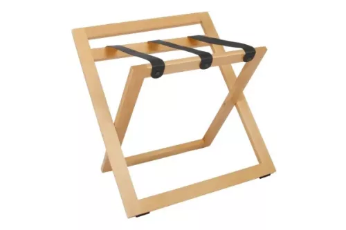 STAND+ stojan na zavazadla s opěradlem Přírodní