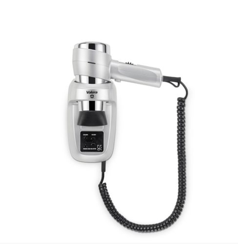 Valera Action Super Plus 1600 Shaver Silver - Nástěnný fén s držákem a zásuvkou na holicí strojek