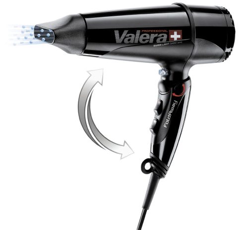 Valera Swiss Light 5400 Fold Away Ionic TF 2000 W - Skládací ultralehký vysoušeč vlasů s generátorem iontů