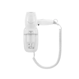   Valera Excel 1600 Shaver White nástěnný vysoušeč vlasů se zásuvkou na holicí strojek