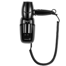   Valera Excel 1600 Shaver Black nástěnný vysoušeč vlasů se zásuvkou na holicí strojek