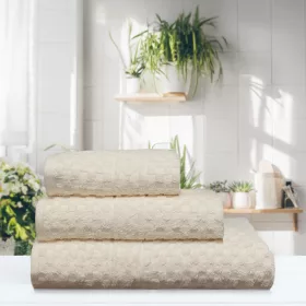 Serenity Spa vaflový ručník slonovinový 70x135cm, 450 g