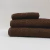 Serenity Spa vaflový ručník hnědý 50x90cm, 450 g