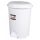 Planet pedálový koš, plastový, LUXURY bílý, s vyjímatelným košíkem, 6L NO2