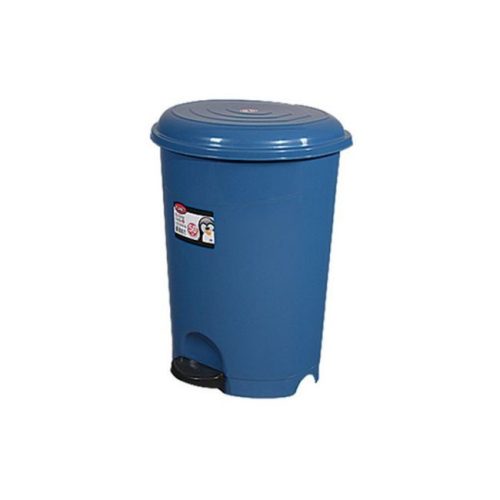 Planet pedálový koš, plastový, ECO modrý, s vyjímatelným košíkem, 22L NO4